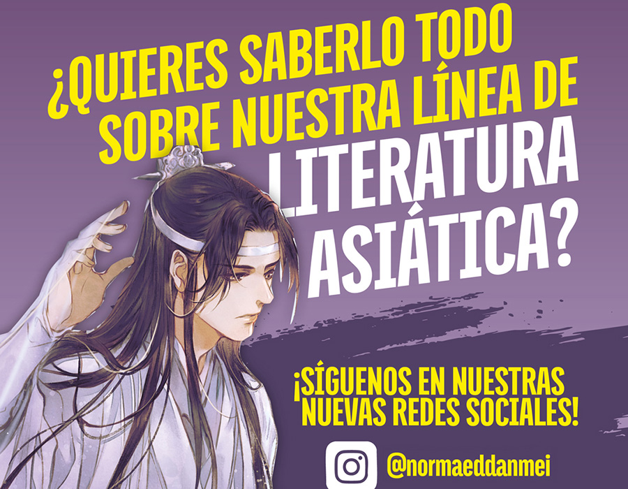 ¡Sigue nuestras nuevas redes sociales dedicadas a la mejor literatura asiática!